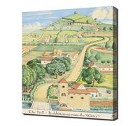 J R R Tolkein The Hill Hobbiton across the Water 1937 - Canvas Wall Art - Canvas Print On A Wooden Frame - Perfect Picture For Wall Decoration