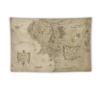J. R. R. Tolkien Middle Earth Map Middle Earth Picture Print Wall Art Tapestry Painting Tapestries Artworks Gift Idea Room Aesthetic 60"x90"
