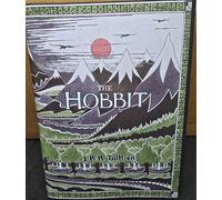 J.R.R. Tolkien The Hobbit Hardback Book - Illustrated Cover