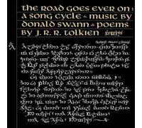 J. R. R. Tolkien The Road Goes Ever On Hardback Book in White J. R. R. Tolkien White