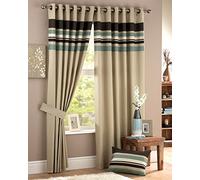 J Rosenthal & Son Ltd Curtina Harvard Duckegg Eyelet Lined Curtain 66x108