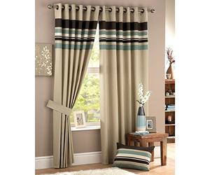 J Rosenthal & Son Ltd Curtina Harvard Duckegg Eyelet Lined Curtain 90x108