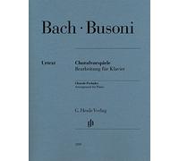 J.S.バッハ: コラール前奏曲/ブゾーニ編曲/原典版/Schaper & Scheideler編/アメリン運指/ヘンレ社/ピアノ・ソロ