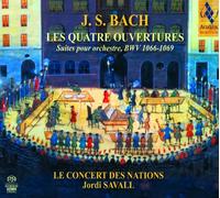 J.S.バッハ : 管弦楽組曲 (全曲) (J.S.Bach : Les Quatre Ouvertures ~ Suites pour orchestre, BWV 1066-1069 / Le Concert des Nations , Jordi Savall) [2SACD Hybrid] [輸入盤・日本語解説書付]