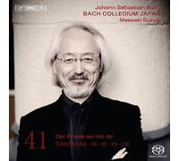 J.S.バッハ : カンタータ全集 Vol. 41 (Johann Sebastian Bach : Cantatas Vol.41 - 56, 82, 84, 158 Der Friede sei mit dir / Bach Collegium Japan, Masaaki Suzuki) [SACD Hybrid] [輸入盤] [日本語解説・対訳付]
