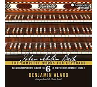 J.S.バッハ : 平均律クラヴィーア曲集第1巻 / バンジャマン・アラール (J.S.Bach : The Complete Works for Keyboard, Vol.6 "Das Wohltemperierte Klavier" / Benjamin Alard) [3CD] [Import] [日本語帯・解説付]
