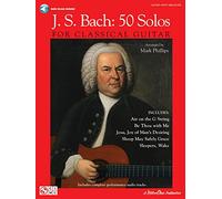 J.S. Bach: 50 Solos for Classical Guitar (Book/Online Audio)