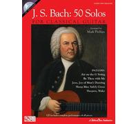 J.S. Bach: 50 Solos For Classical Guitar. Sheet Music, CD for Guitar, Guitar Tab, Classical Guitar