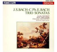 J.S. BACH/C.P.E. BACH: TRIO SONATAS(reissue) by AURELE NICOLET/HOLLIGER/JACCOTTET