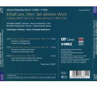 J.S. BACH: ERHALT UNS, HERR, BEI DEINEM WORT; CANTATA BWV 126 & 79; MISSA BREVIS