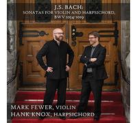 J.S. BACH/FEWER/KNOX - Sonatas for Violin & Harpsichord