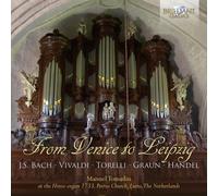 J.S. BACH/GRAUN/HANDEL: FROM VENICE TO LEIPZIG - ORGAN MUSIC - CD