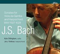 J.S. BACH/KATE DILLINGHAM/JORY VINIKOUR - J.S. Bach: Sonatas for Viola Da Gamba & Harpsichod
