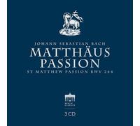 J.S. BACH/MAUERSBERGER/ADAM: ST MATTHEW PASSION - CD