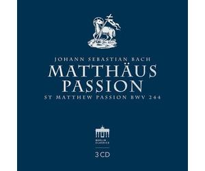 J.S. BACH/MAUERSBERGER/ADAM: ST MATTHEW PASSION - CD