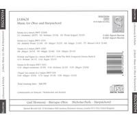 J.S. BACH: MUSIC FOR OBOE & HARPSICHORD NEW CD