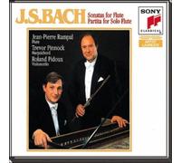 J.S. BACH/RAMPAL/PINNOCK: SONATAS FOR FLUTE & HARPSICHORD - CD