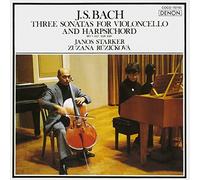 J.S.BACH:SONATA FOR CELLO AND CEMBALO(complete) by STARKER & RUZICKOVA (2004-12-22)