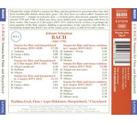 J.S. BACH: SONATAS FOR FLUTE AND HARPSICHORD NEW CD