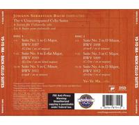 J. S. BACH: THE 6 UNACCOMPANIED CELLO SUITES NEW CD
