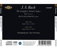 J.S. BACH: THE COMPLETE 'FRENCH' SUITES, BWV 812-817 NEW CD