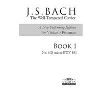 J.S. Bach: The Well-Tempered Clavier Book 1 - No. 6 D minor, BWV 851