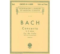 J.S Bach Violin Concerto No.1 In A Minor Bwv1041 Violin/Piano Vln B (Schirmer's Library of Musical Classics) by Various (1997) Paperback