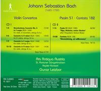 J.S. BACH: VIOLIN CONCERTOS BWV 1041-1043; PSALM 51 BWV 1083 NEW CD