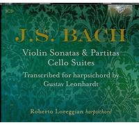 J.S. Bach: Violin Sonatas & Partitas/Cello Suites: Transcribed for Harpsichord By Gustav Leonhardt