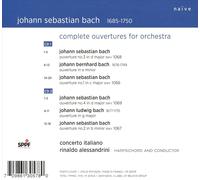 J.S. / CONCERTO ITALIANO / ALESSANDRINI BACH - OUVERTURES FOR ORCHESTRA (2 CD) N