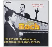 Bach, J.S. / Hess / Egarr Sonatas Violoncello & Harpsichord (CD)