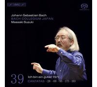 J.S.ƒoƒbƒn: ƒJƒ“ƒ^[ƒ^‘SW Vol.39 (Johann Sebastian Bach : Cantatas Vol.39 - 28A 68A 85A 175A 183 Ich bin ein guter Hirt / Bach Collegium JapanA Masaaki Suzuki) [SACD Hybrid] [-A“ü”Õ] [“ú-{Œê‰ðàE‘Î-ó•t]