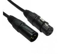 J&S UNIVERSE XLR Microphone Cable Male to Female 3 Pin Balanced Audio Cord Oxygen-Free Copper Shielded HiFi Mic Lead for Studio Recording Mixer Speaker Amp Sound Console Live Production Stage