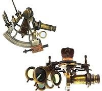 J. Scott London Sextant Nautical Navy Sailors Brass Celestial Navigation Two Ton Finish Sextant Table Gift Item
