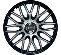 J-Tec Set wheel covers Orden 16-inch black + chrome ring