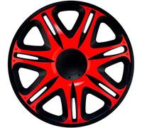 Set J-Tec wheel covers Nascar 13-inch black/red