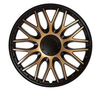 J-Tec Set of 4 wheel covers Orden 14-inch black/gold