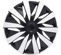 J-Tec Set wheel covers Lazio 15-inch silver/black/carbon-look