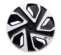 J-Tec Set wheel covers ST 14-inch silver/black