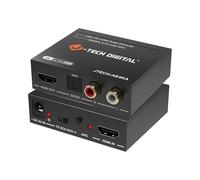 J-Tech Digital 4K@60Hz HDMI Audio Extractor with ARC, HDMI to RCA & Optical Converter, Dolby Digital/DTS Stereo Support for TV, Gaming Consoles, Blu-ray, Laptop [JTECH-AE4KA]