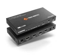 J-Tech Digital 8K HDMI Audio Extractor with eARC ARC 8K 60Hz 4K 120Hz, HDMI to Optical L/R Converter Adapter, HDCP 2.3 HDR CEC EDID [JTECH-8KAE]