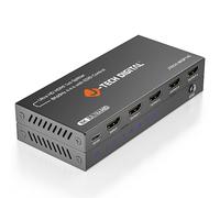 J-Tech Digital 8K HDMI Splitter 1 in 4 Out, HDMI 2.1 1x4 Splitter 8K@60Hz 4K@120Hz 1080P@240Hz, Duplicate/Mirror Screen 3 EDID Modes with Downscaling HDCP 2.3 [JTECH-8KSP14E]