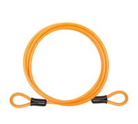 J-TECH DYNAMICS 5mm Security Cable Lock with High Reflective Threads, Flexible Steel Safety Cable for Bicycle Motorcycle Luggage, 1pack 2.5FT Double Loop Design
