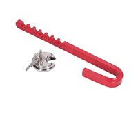 J Type Trailer Wheel Lock, Anti Theft Tire Lock, Heavy Duty Steel Wheel Clamp Lock with Keys for Car Truck RV ATV Motorcycle, Universal Security Lock for Wheels