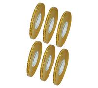 J.V. Converting JVCC ATG Tape Acid Neutral, (ATG-7502), 1/4 in. x 36 yds. (Clear Adhesive on Gold Liner) 6 Rolls