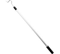 J&V TEXTILES Shepherds Aluminium Pole with a 2.75-Inch Hook and Handle, Lightweight, Extendable from 36 to 62-Inch