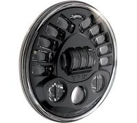 J.W. SPEAKER JW Speaker 0555011 Model 8790 LED High and Low Beam Adaptive Headlight with Black Inner Bezel, 1 Pack