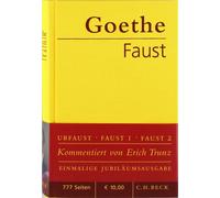 J W von Goethe Faust Der Tragodie erster und zweiter Teil Urfaust (Hardback)
