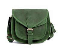 J. Wilson London Designer Genuine Real Distressed Vintage Leather Handmade Women Ladies Flapover Festival Travel Crossover Shoulder Bag