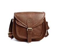 J. Wilson London Designer Genuine Real Distressed Vintage Leather Handmade Women Ladies Flapover Festival Travel Crossover Shoulder Bag